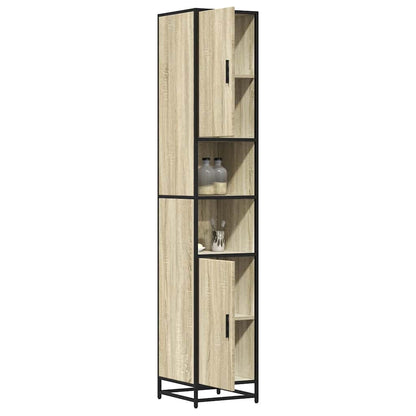 vidaXL Bathroom Cabinet Sonoma Oak 35x37.5x188.5 cm