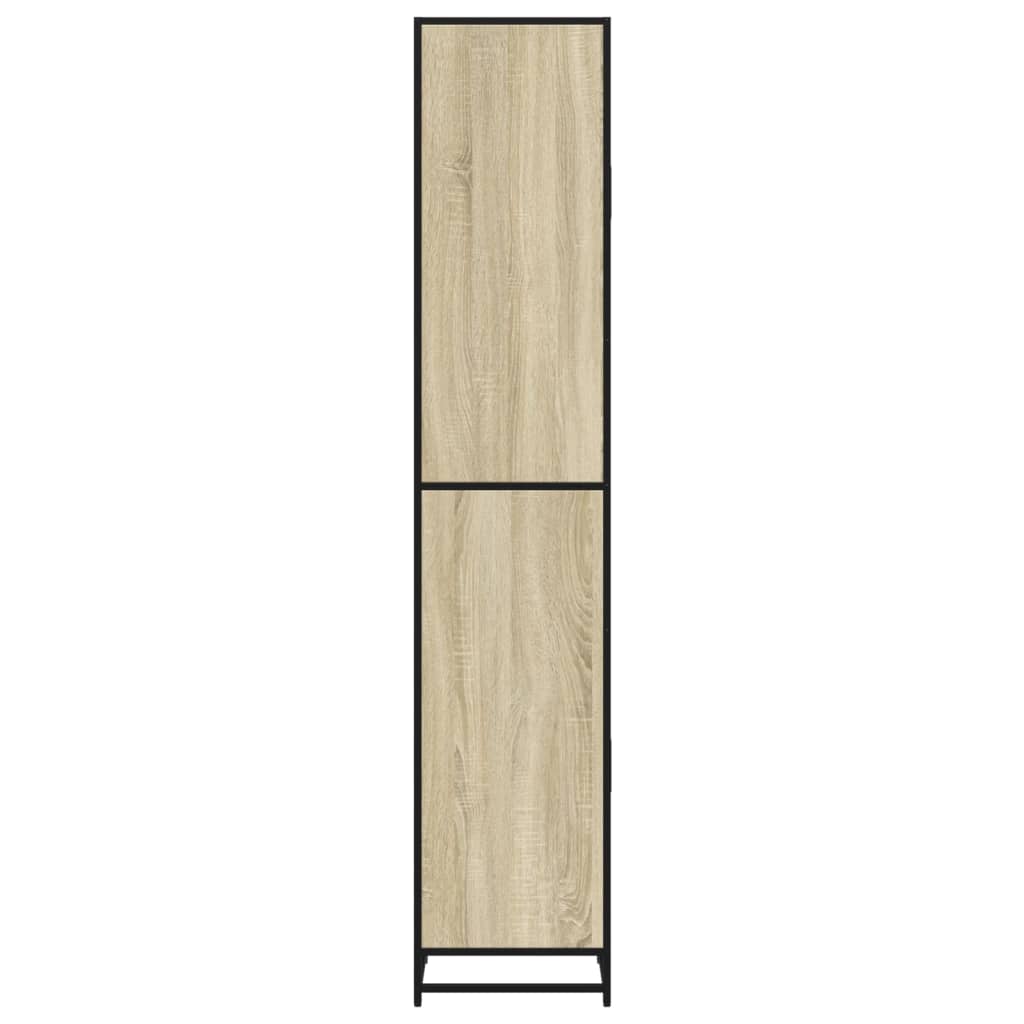 vidaXL Bathroom Cabinet | Sonoma oak | Engineered Wood | Tall | Bathroom Cabinet
