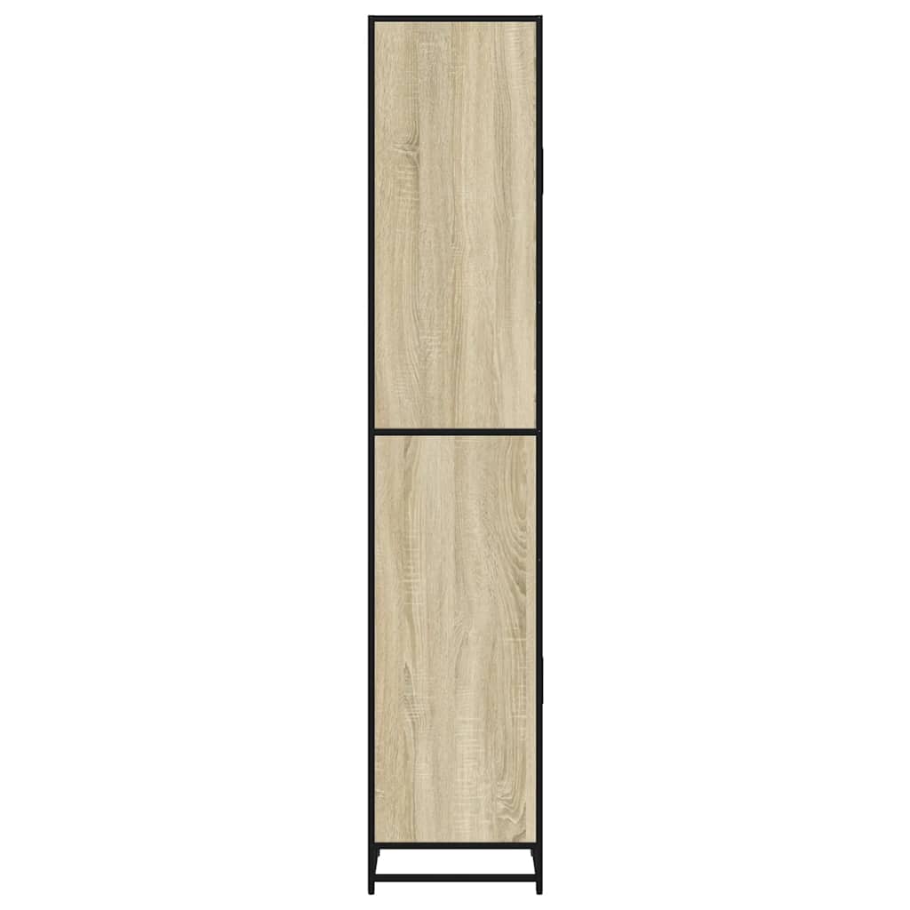vidaXL Bathroom Cabinet Sonoma Oak 35x37.5x188.5 cm