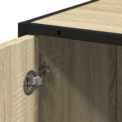 vidaXL Bathroom Cabinet | Sonoma oak | Engineered Wood | Tall | Bathroom Cabinet