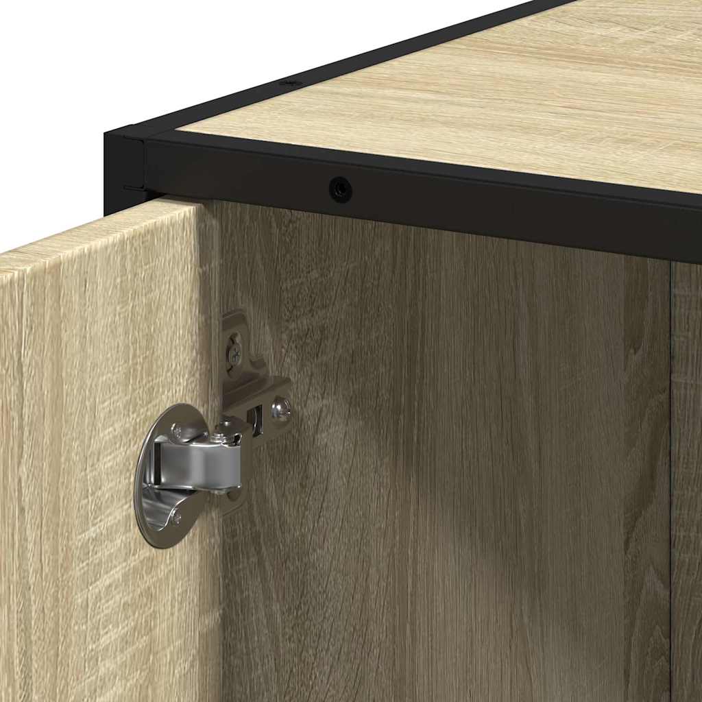 vidaXL Bathroom Cabinet Sonoma Oak 35x37.5x188.5 cm