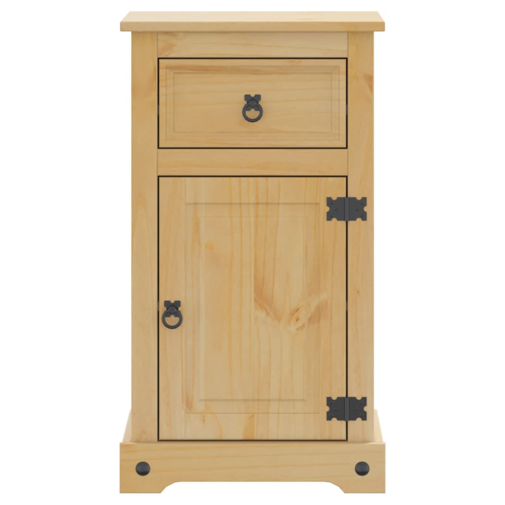 vidaXL Bathroom Cabinet "Corona" 45x33x80 cm Solid Wood Pine