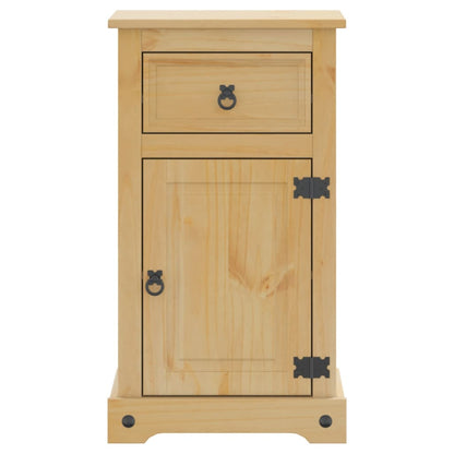 vidaXL Bathroom Cabinet "Corona" 45x33x80 cm Solid Wood Pine