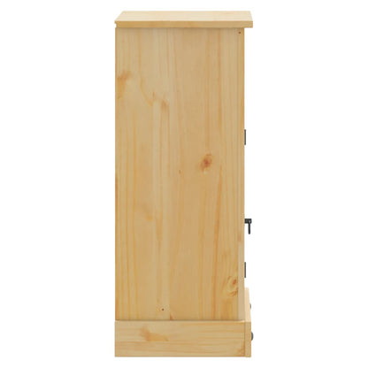 vidaXL Bathroom Cabinet "Corona" 45x33x80 cm Solid Wood Pine