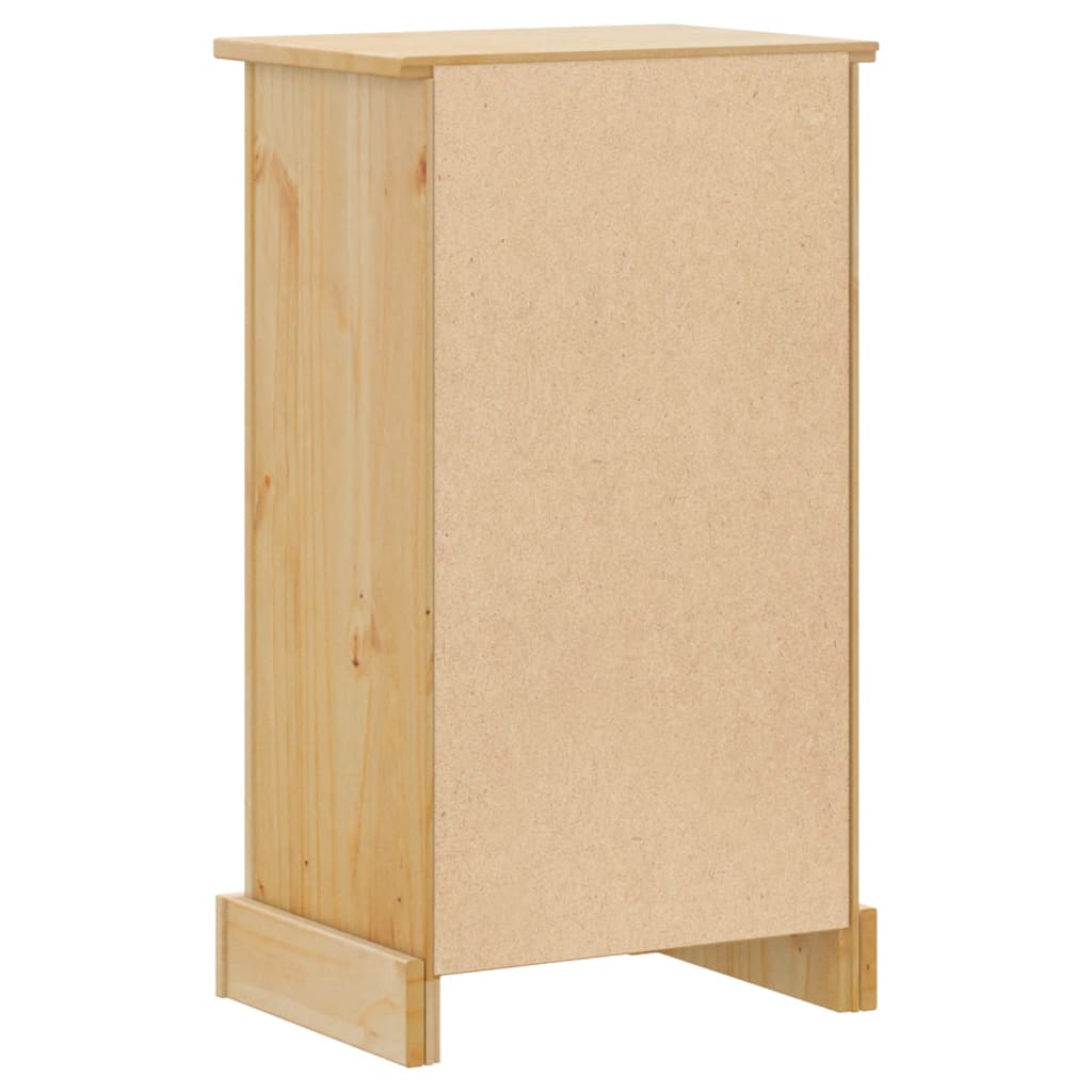 vidaXL Bathroom Cabinet Corona 45x33x80 cm Solid Wood Pine