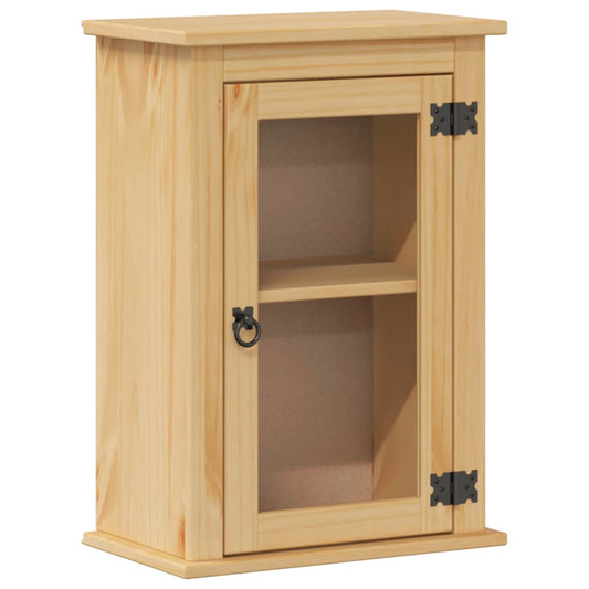 vidaXL Bathroom Wall Cabinet Corona 45x27x64.5 cm Solid Wood Pine