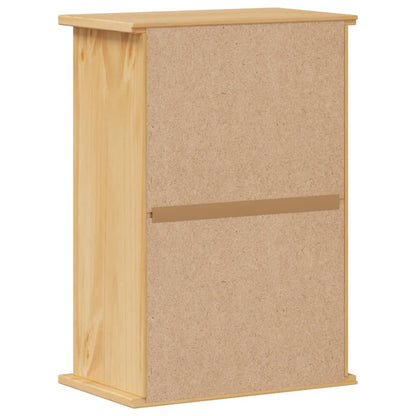 vidaXL Bathroom Wall Cabinet "Corona" 45x27x64,5 cm Solid Wood Pine