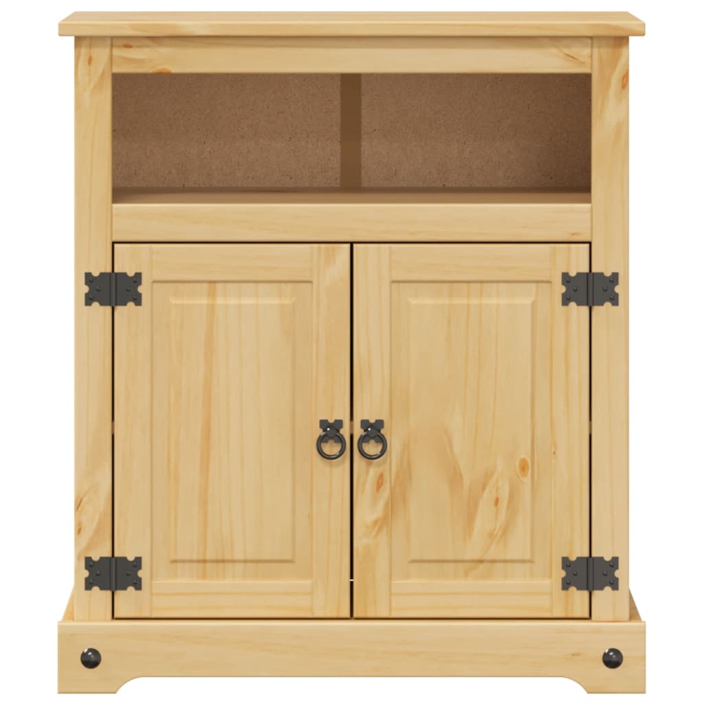 vidaXL Bathroom Cabinet "Corona" 70x33x80 cm Solid Wood Pine