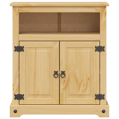 vidaXL Bathroom Cabinet "Corona" 70x33x80 cm Solid Wood Pine