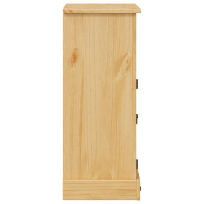 vidaXL Bathroom Cabinet "Corona" 70x33x80 cm Solid Wood Pine