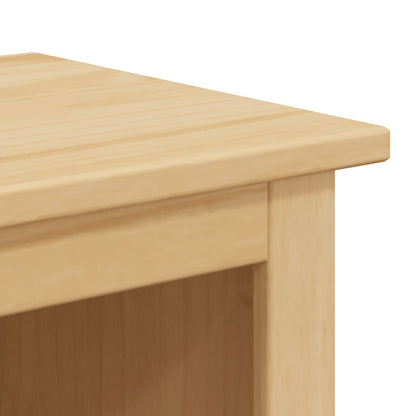 vidaXL Bathroom Cabinet "Corona" 70x33x80 cm Solid Wood Pine