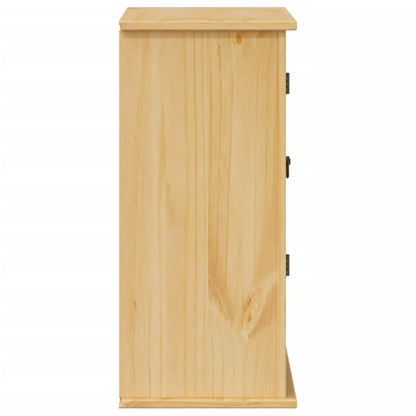 vidaXL Bathroom Wall Cabinet Corona 70x33x71.5 cm Solid Wood Pine