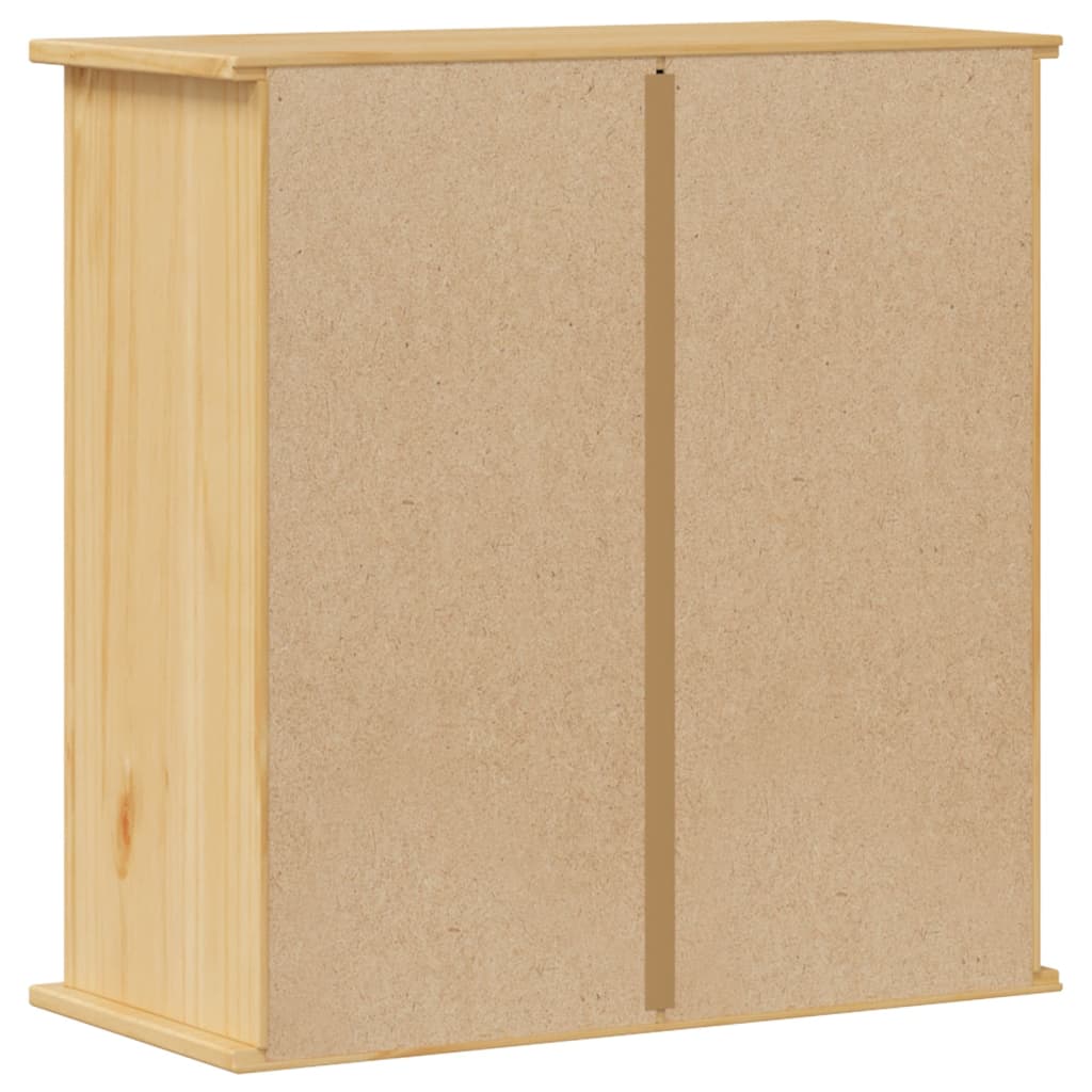 vidaXL Bathroom Wall Cabinet Corona 70x33x71.5 cm Solid Wood Pine