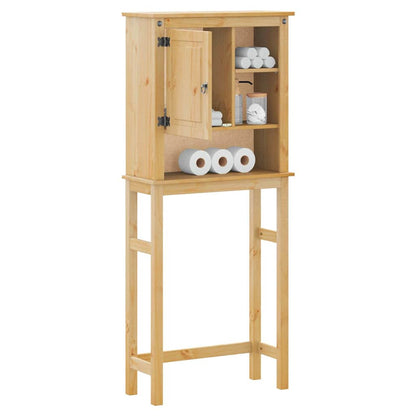 vidaXL Bathroom Washing Machine Cabinet Corona Solid Wood Pine