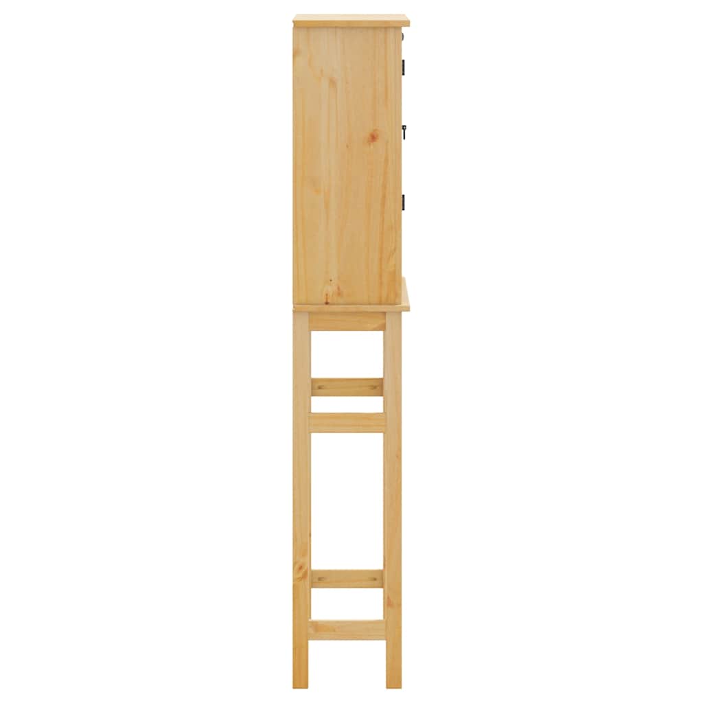 vidaXL Bathroom Washing Machine Cabinet Corona Solid Wood Pine