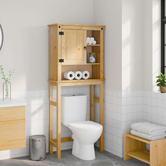 vidaXL Bathroom Washing Machine Cabinet Corona Solid Wood Pine