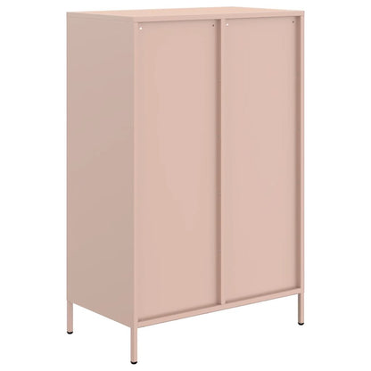 vidaXL Highboard Pink 68x39x101,5 cm Steel