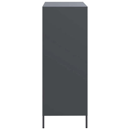 vidaXL Highboard Anthracite 68x39x101,5 cm Steel
