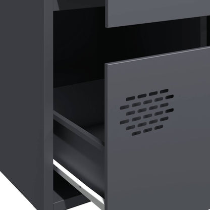 vidaXL Highboard Anthracite 68x39x101,5 cm Steel