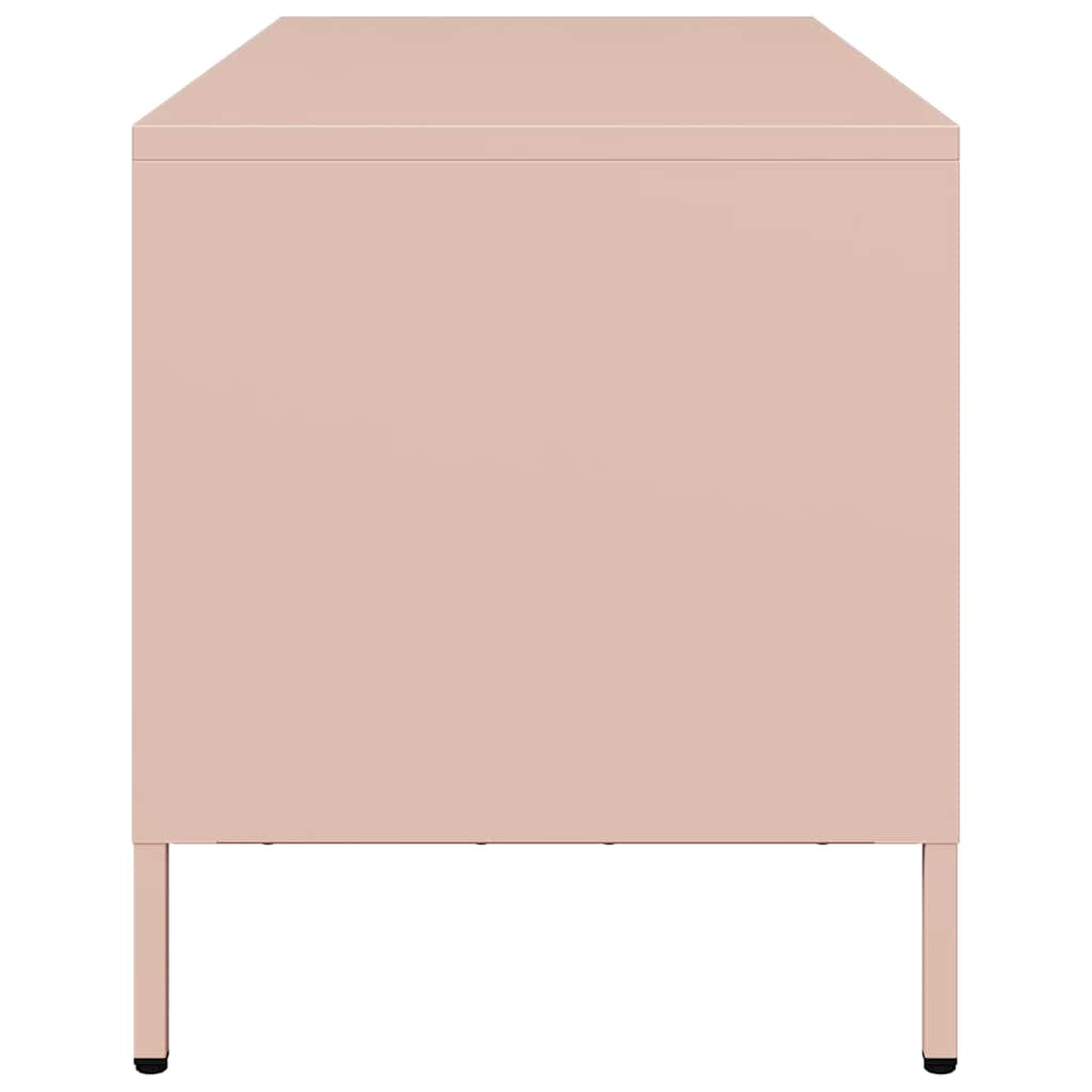 vidaXL TV Cabinet Pink 101.5x39x43.5 cm Cold-rolled Steel