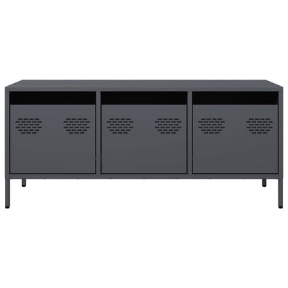 vidaXL TV Cabinet Anthracite 101.5x39x43.5 cm Cold-rolled Steel