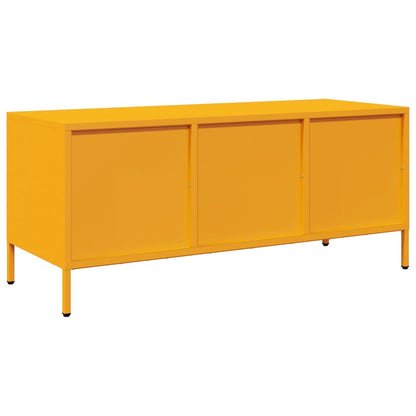 vidaXL TV Cabinet Mustard Yellow 101.5x39x43.5 cm Cold-rolled Steel