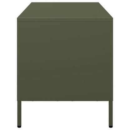 vidaXL TV Cabinet Olive Green 101.5x39x43.5 cm Cold-rolled Steel