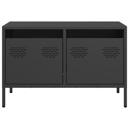 vidaXL TV Cabinet Black 68x39x43.5 cm Cold-rolled Steel