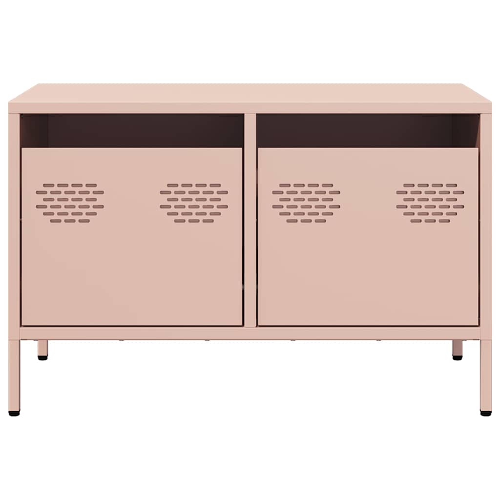 vidaXL TV Cabinet Pink 68x39x43.5 cm Cold-rolled Steel