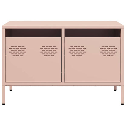 vidaXL TV Cabinet Pink 68x39x43.5 cm Cold-rolled Steel