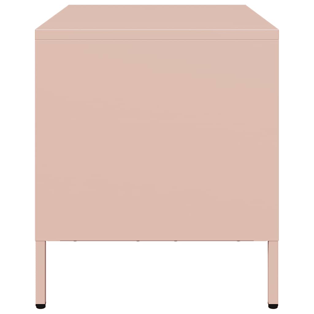 vidaXL TV Cabinet Pink 68x39x43.5 cm Cold-rolled Steel