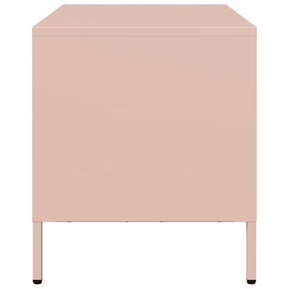 vidaXL TV Cabinet Pink 68x39x43.5 cm Cold-rolled Steel