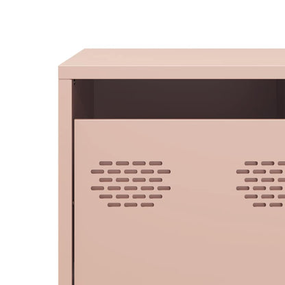 vidaXL TV Cabinet Pink 68x39x43.5 cm Cold-rolled Steel