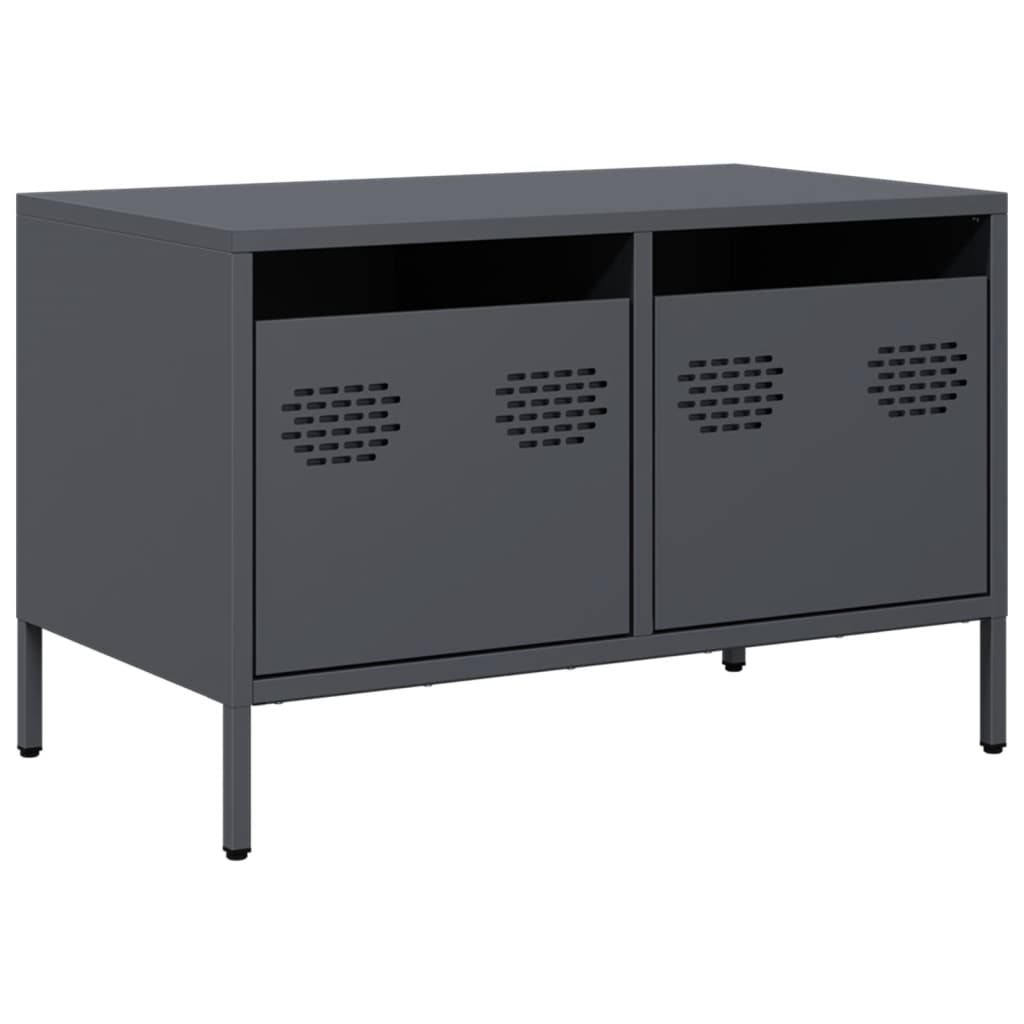 vidaXL TV Cabinet Anthracite 68x39x43,5 cm Cold-rolled Steel
