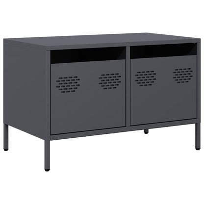 vidaXL TV Cabinet Anthracite 68x39x43,5 cm Cold-rolled Steel