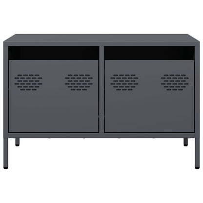 vidaXL TV Cabinet Anthracite 68x39x43.5 cm Cold-rolled Steel