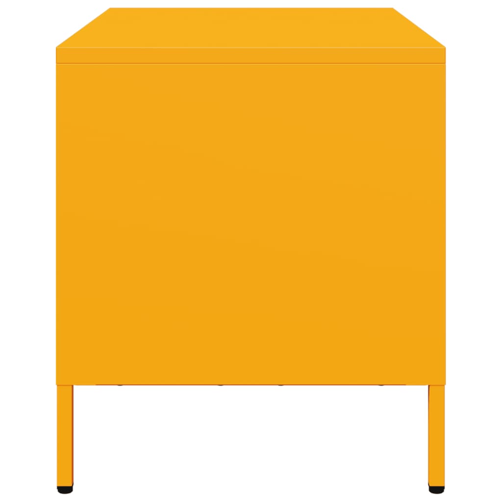 vidaXL TV Cabinet Mustard Yellow 68x39x43.5 cm Cold-rolled Steel