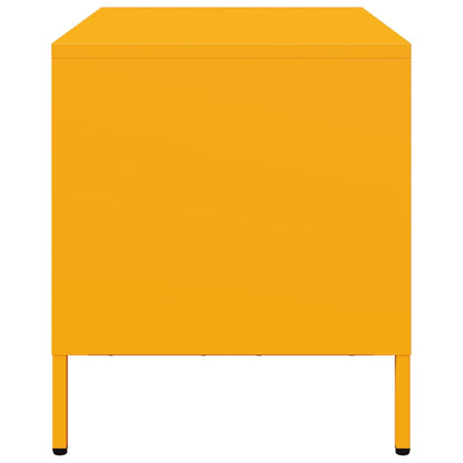 vidaXL TV Cabinet Mustard Yellow 68x39x43.5 cm Cold-rolled Steel