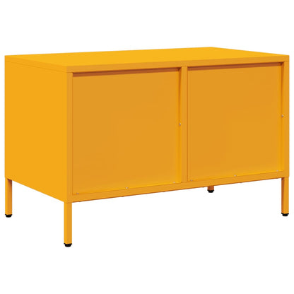 vidaXL TV Cabinet Mustard Yellow 68x39x43,5 cm Cold-rolled Steel