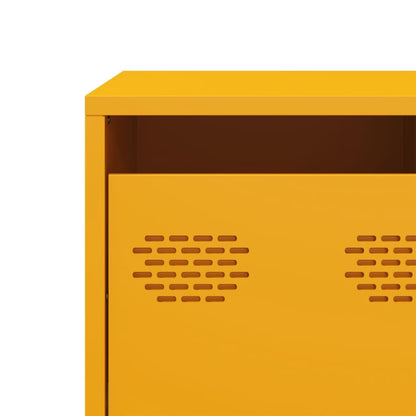 vidaXL TV Cabinet Mustard Yellow 68x39x43.5 cm Cold-rolled Steel