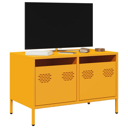 vidaXL TV Cabinet Mustard Yellow 68x39x43,5 cm Cold-rolled Steel