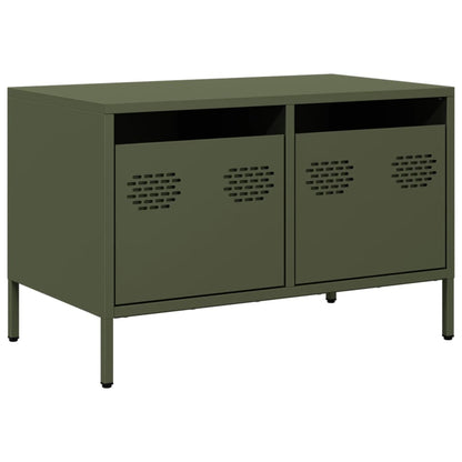 vidaXL TV Cabinet Olive Green 68x39x43,5 cm Cold-rolled Steel