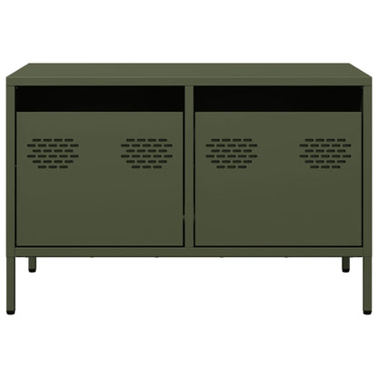 vidaXL TV Cabinet Olive Green 68x39x43.5 cm Cold-rolled Steel