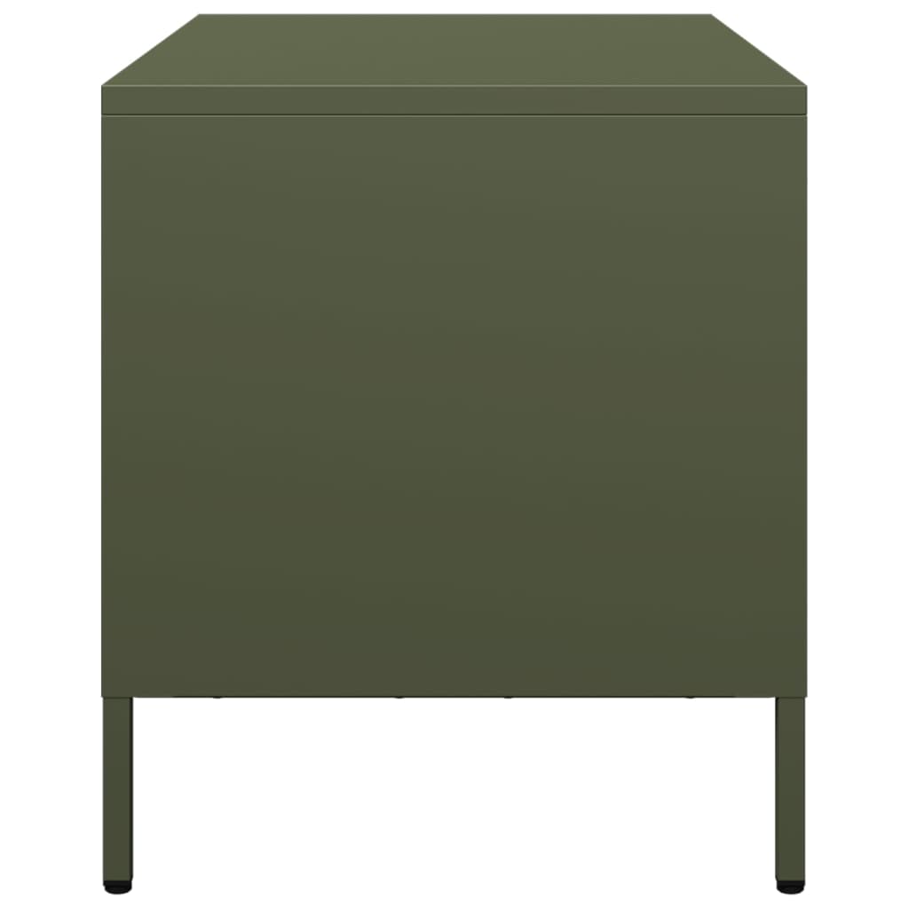 vidaXL TV Cabinet Olive Green 68x39x43.5 cm Cold-rolled Steel