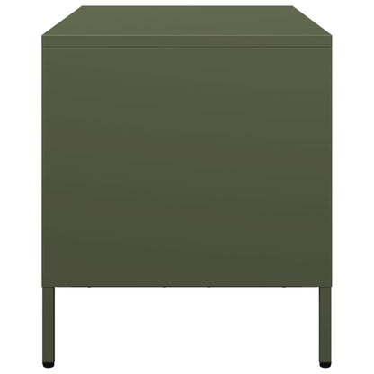 vidaXL TV Cabinet Olive Green 68x39x43.5 cm Cold-rolled Steel