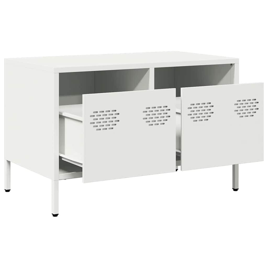 vidaXL TV Cabinet White 68x39x43,5 cm Cold-rolled Steel