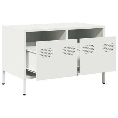 vidaXL TV Cabinet White 68x39x43,5 cm Cold-rolled Steel