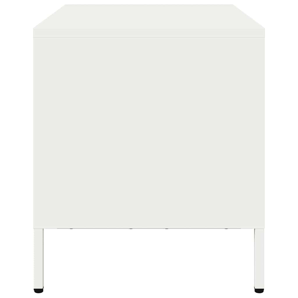 vidaXL TV Cabinet White 68x39x43.5 cm Cold-rolled Steel