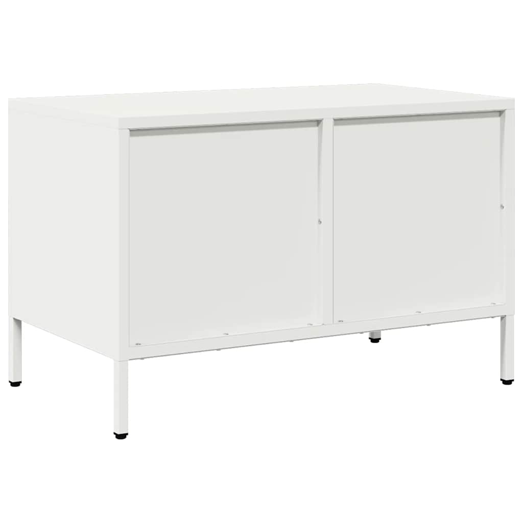 vidaXL TV Cabinet White 68x39x43.5 cm Cold-rolled Steel