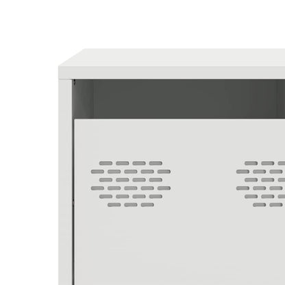 vidaXL TV Cabinet White 68x39x43,5 cm Cold-rolled Steel